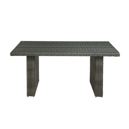 ALATERRE FURNITURE Asti All-Weather Wicker Outdoor 26"H Cocktail Table AWWF04FF
